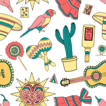 Fiesta elements イラスト素材