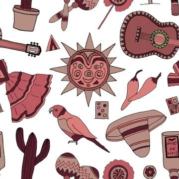 Fiesta elements Illustrazione stock