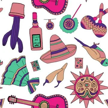 Fiesta elements イラスト素材