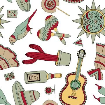 Fiesta elements イラスト素材