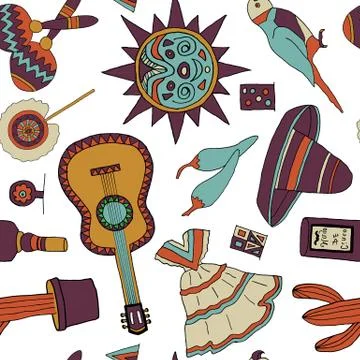 Fiesta elements イラスト素材