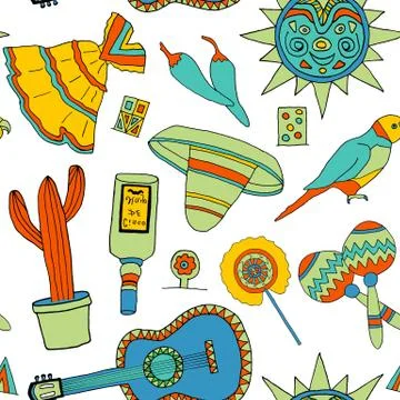 Fiesta elements イラスト素材