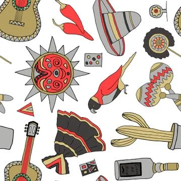 Fiesta elements イラスト素材