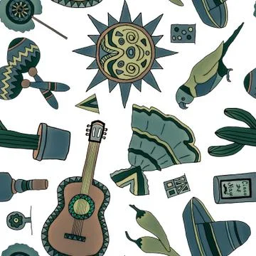 Fiesta elements イラスト素材