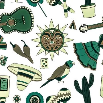 Fiesta elements イラスト素材