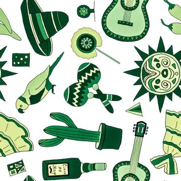 Fiesta elements イラスト素材