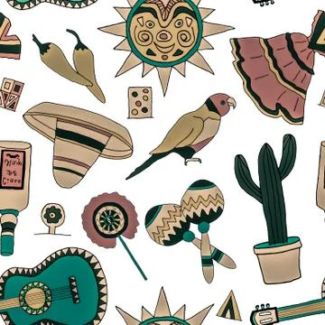 Fiesta elements イラスト素材