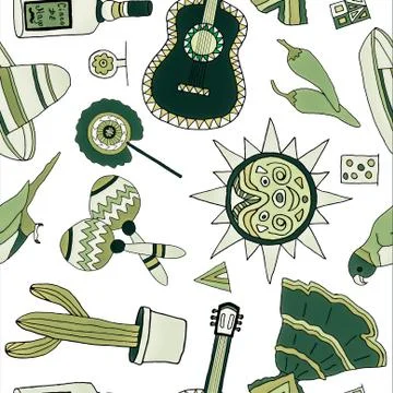 Fiesta elements イラスト素材