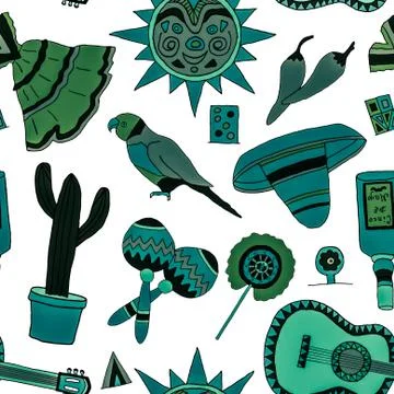 Fiesta elements イラスト素材