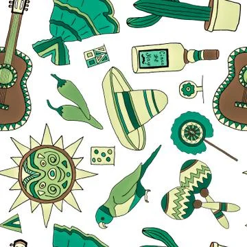 Fiesta elements イラスト素材