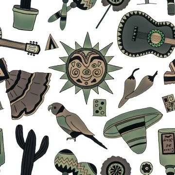 Fiesta elements イラスト素材