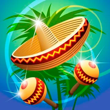 Fiesta time Stock Illustration