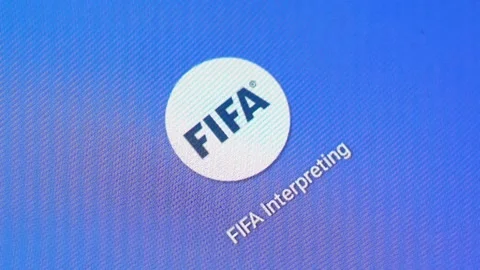 Fifa Interpreting App Launching On Smartphone Screen: New York, USA. 19 Jul 2026 Stock Footage 340130789