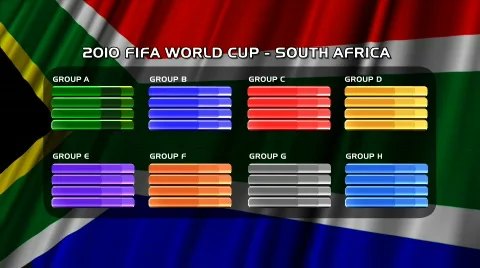 FIFA World Cup 2010 Rounds 06 Video stock 722057