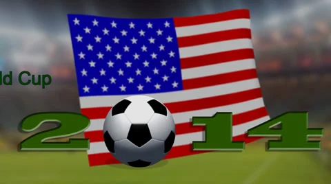 FIFA World Cup 2014 - Summary all flag Stock Footage 39724597