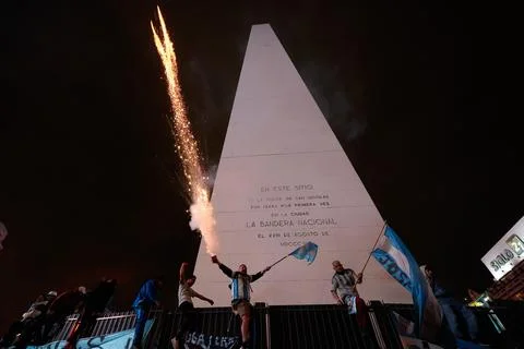 FIFA World Cup 2026 Final: Argentine fans react after losing to Spain, Buenos Ai Stock Photos