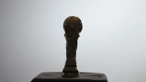 FIFA World Cup Gold Trophy - static full shot Video stock 233002235