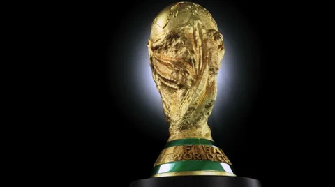 FIFA World Cup trophy 03 Stock Footage 32643025