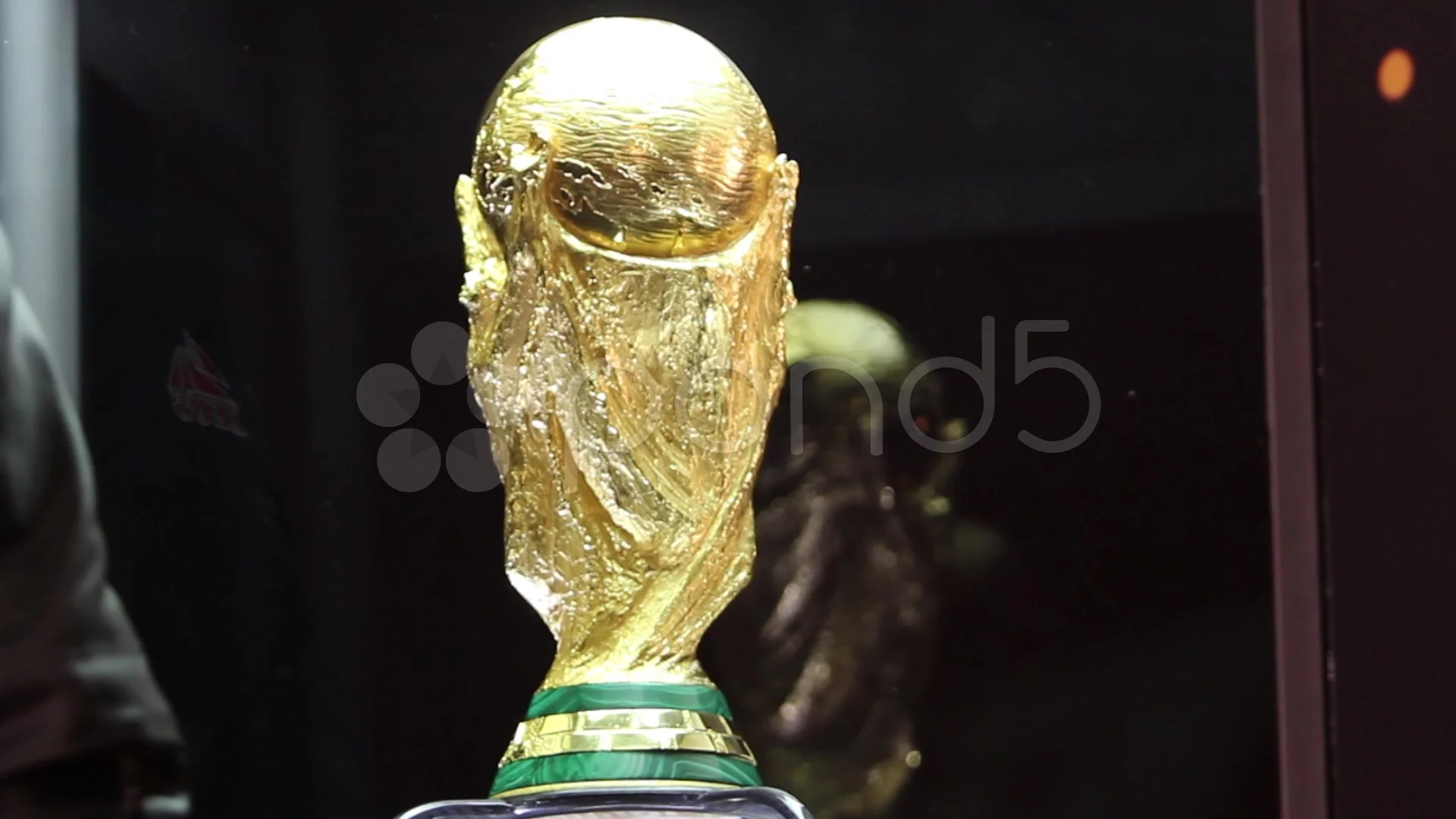 The Fifa World Cup Trophy Hd 4k Stock Footage 35961978