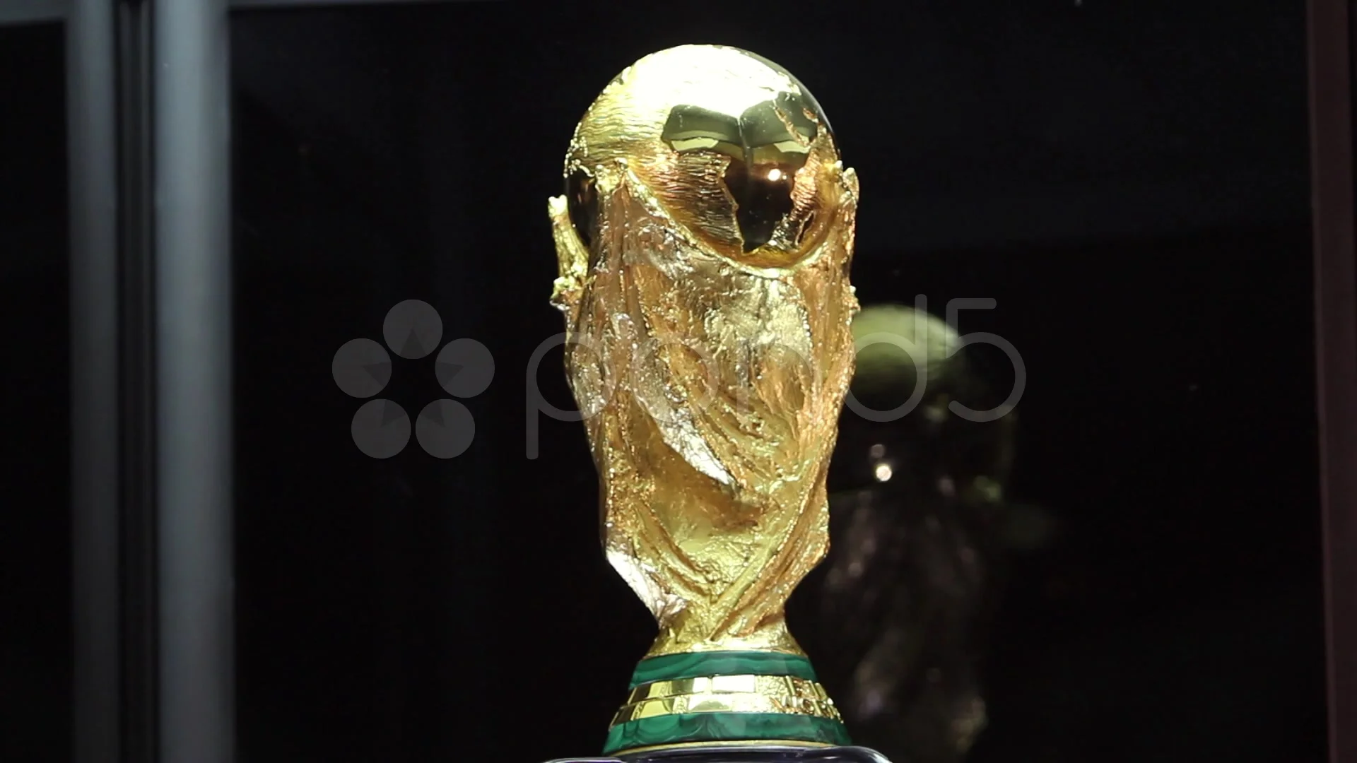 The FIFA World Cup Trophy rotating Stock Video Pond5