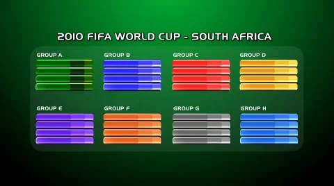 FIFA_World_Cup_2010_Rounds05_Green Video stock 722017