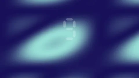 A fifteen-second abstract countdown animation featuring soft blue gradients. Stock-Footage 340010055