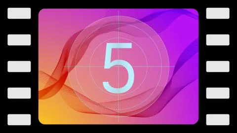 Fifth frame Stock Illustration