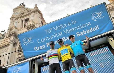 Fifth stage of 70th La Volta Ciclista in Valencia, Spain - 10 Feb 2019 Stock Photos