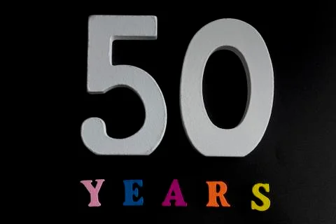 Fifty years. Stock Photos