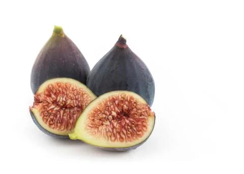 Fig fruit isolated Stock Photos