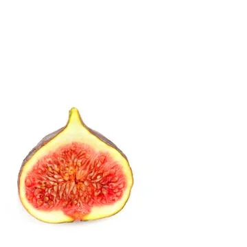 Fig Fruit isolated on white background. Free space for text. 스톡 사진