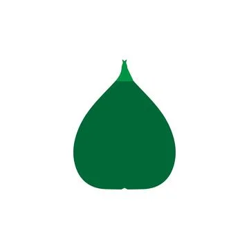 Fig icon. Simple style fig big sale poster background symbol. Fig brand log.. Stock Illustration