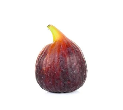 Fig isolated on the white background Stock Photos
