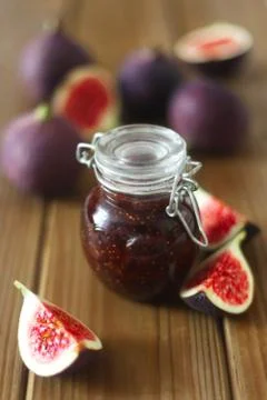 Fig Jam Stock Photos