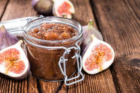 Fig marmalade Stock Photos