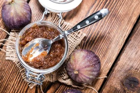 Fig marmalade Stock Photos
