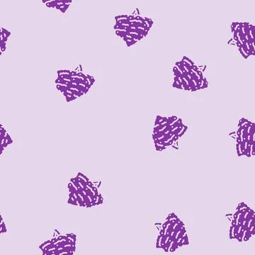 Fig tree jungle amazon glyph vector seamless pattern Illustrazione stock