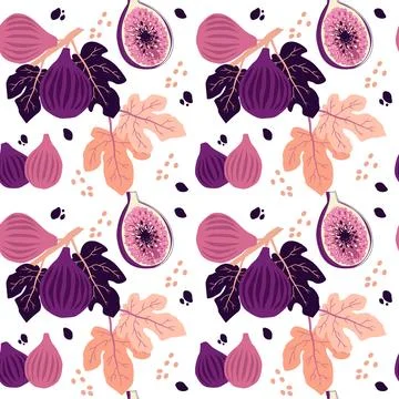 Fig vector pattern イラスト素材
