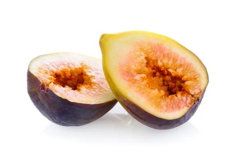 Fig on white background Stock Photos