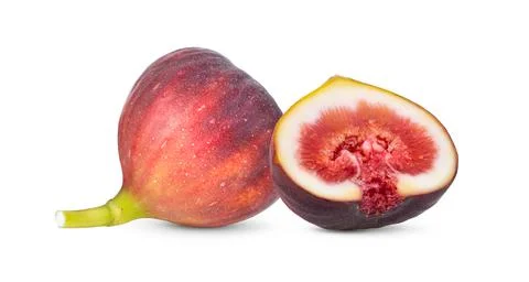 Fig on white background Stock Photos