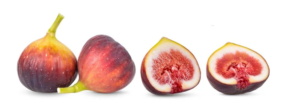 Fig on white background Stock Photos