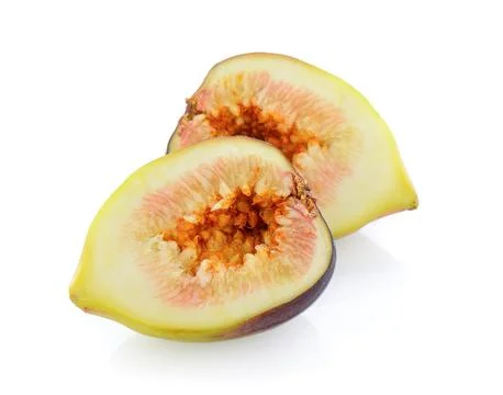 Fig on white background Stock Photos