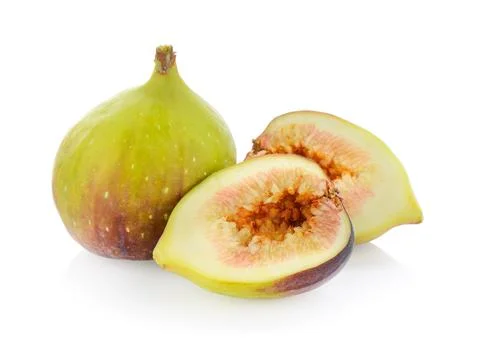 Fig on white background Stock Photos