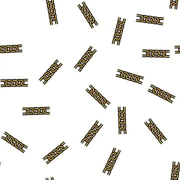 Figaro chain vector seamless pattern Stock Illustration