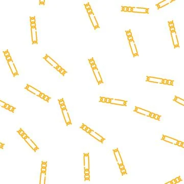 Figaro chain vector seamless pattern イラスト素材