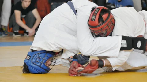 Fight Armlock Slow Motion 2 Stockbeeldmateriaal 47349931