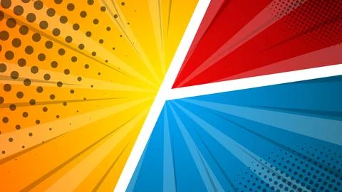 Fight background comic style design. Vector illustration Stock Illustration
