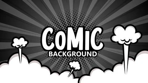 Fight background comic style design. Vector illustration Stock Illustration