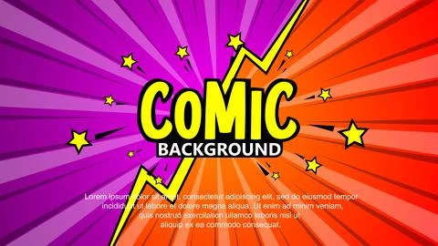 Fight background comic style design. Vector illustration 스톡 일러스트