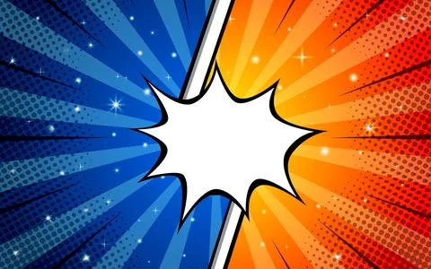Fight background comic style design. Vector illustration イラスト素材